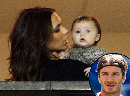 Victoria Beckham, Harper Beckham, David Beckham Victoria Beckham, Harper Beckham, David Beckham